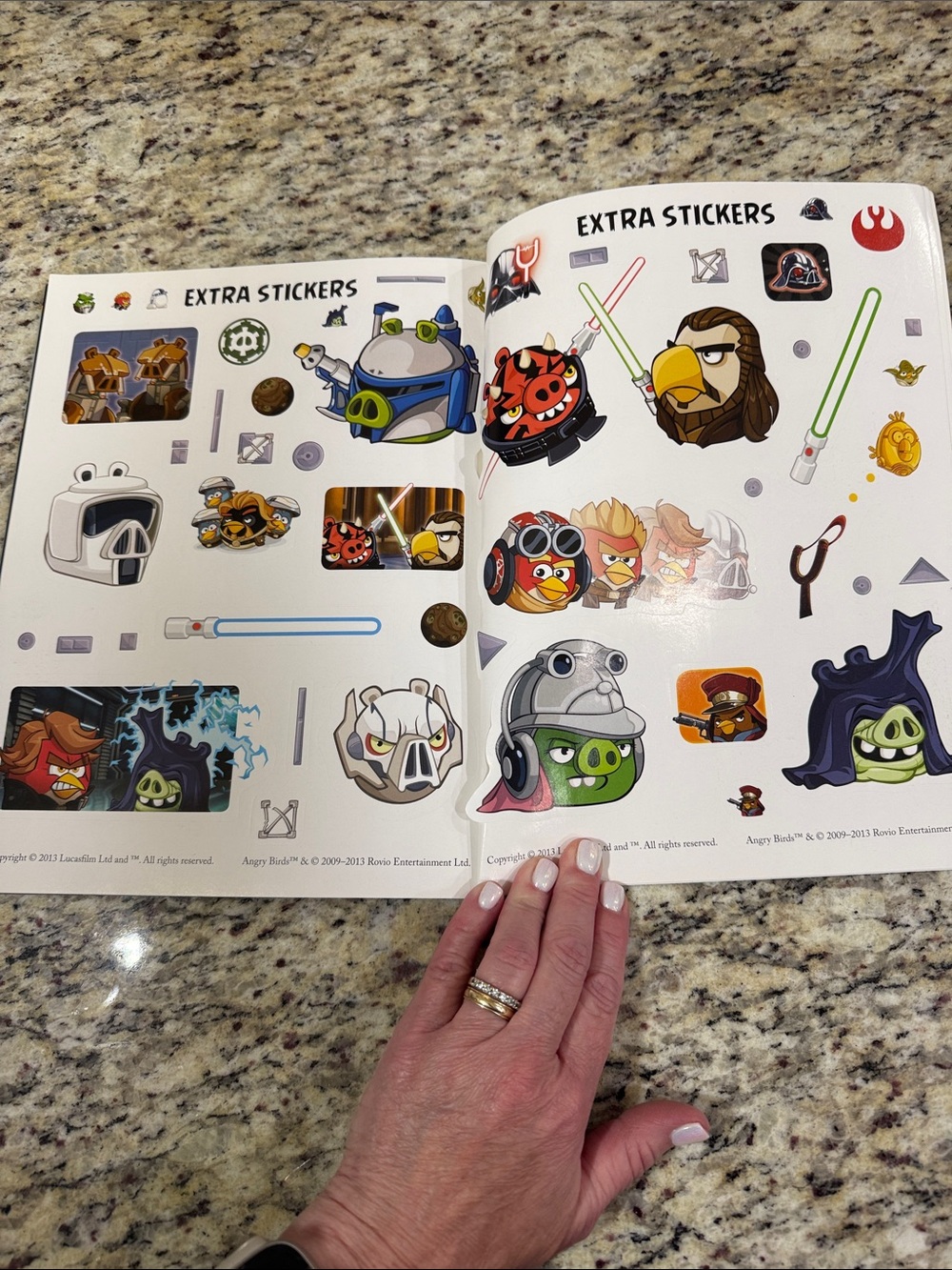 Angry Birds Star Wars II Ultimate Sticker Collection Book 1000+ Reusable Stick - Picture 4 of 13
